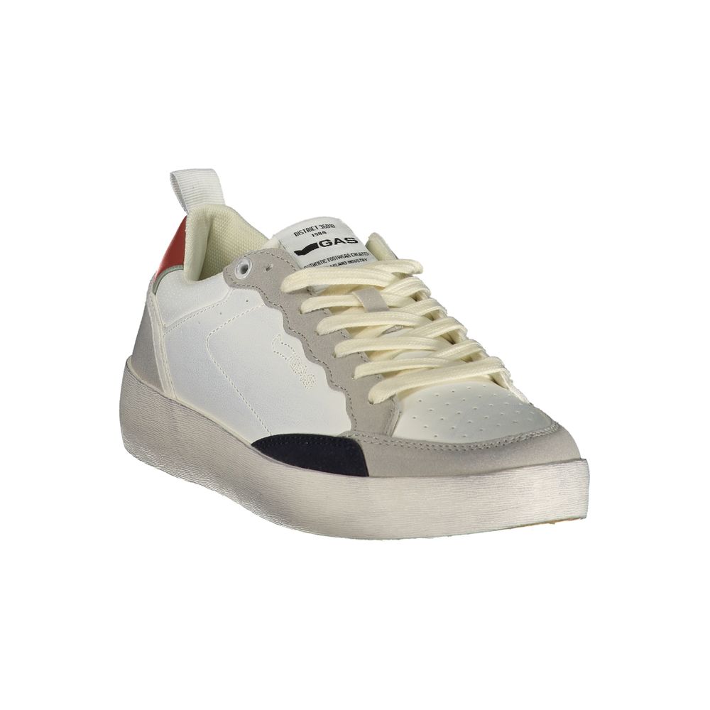 Weißer Herren-Sneaker aus Polyurethan