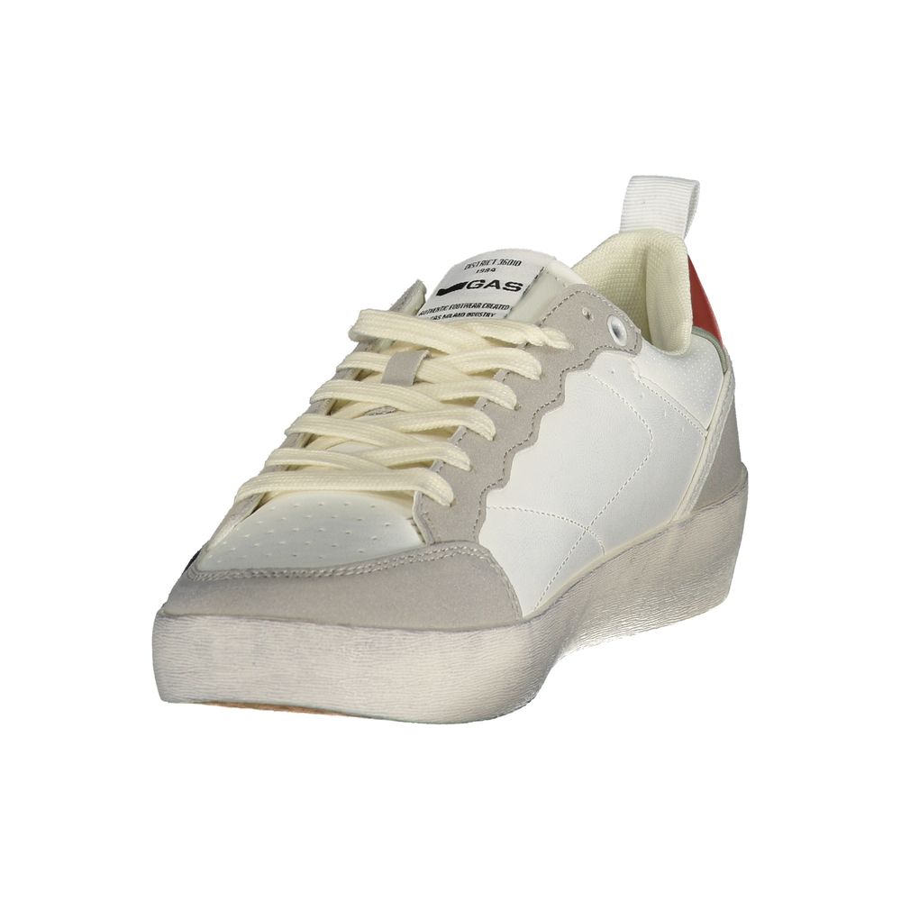 Weißer Herren-Sneaker aus Polyurethan