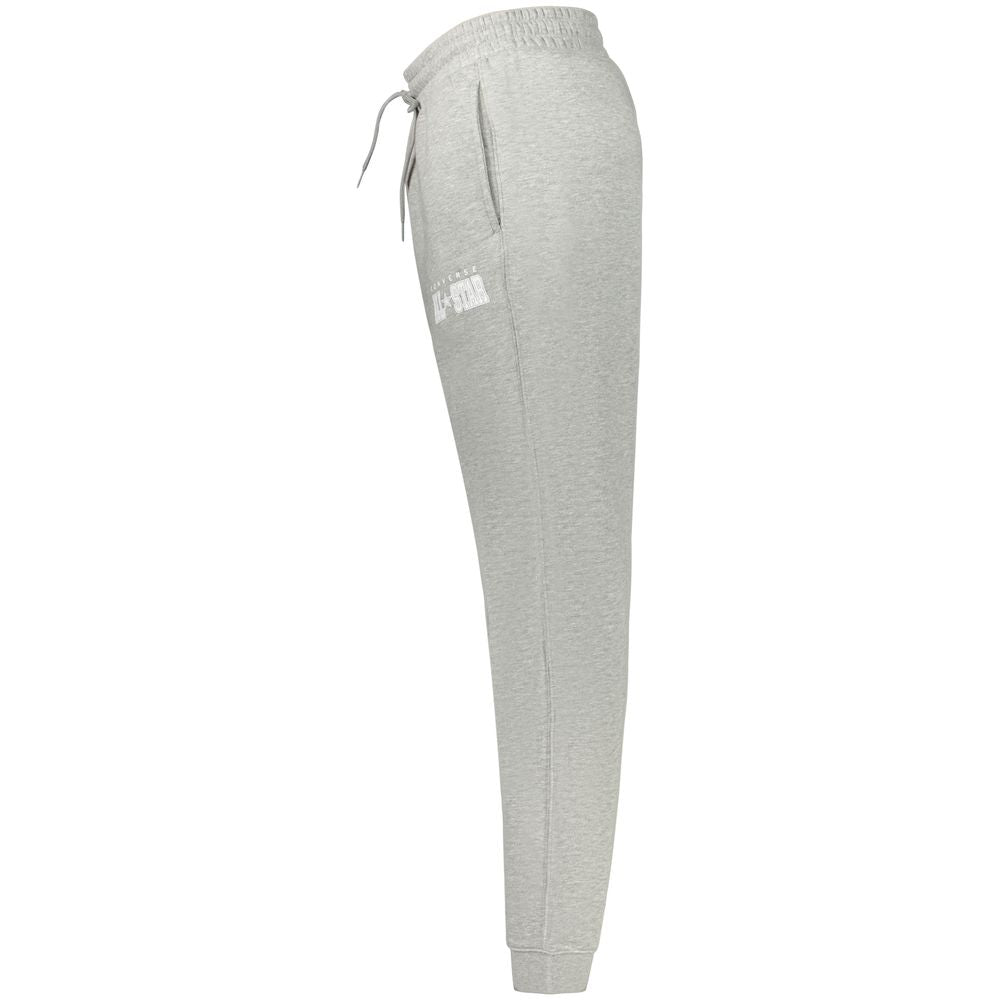 Graue Herren-Jogginghose aus Baumwolle