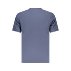 Blue Cotton Men T-Shirt