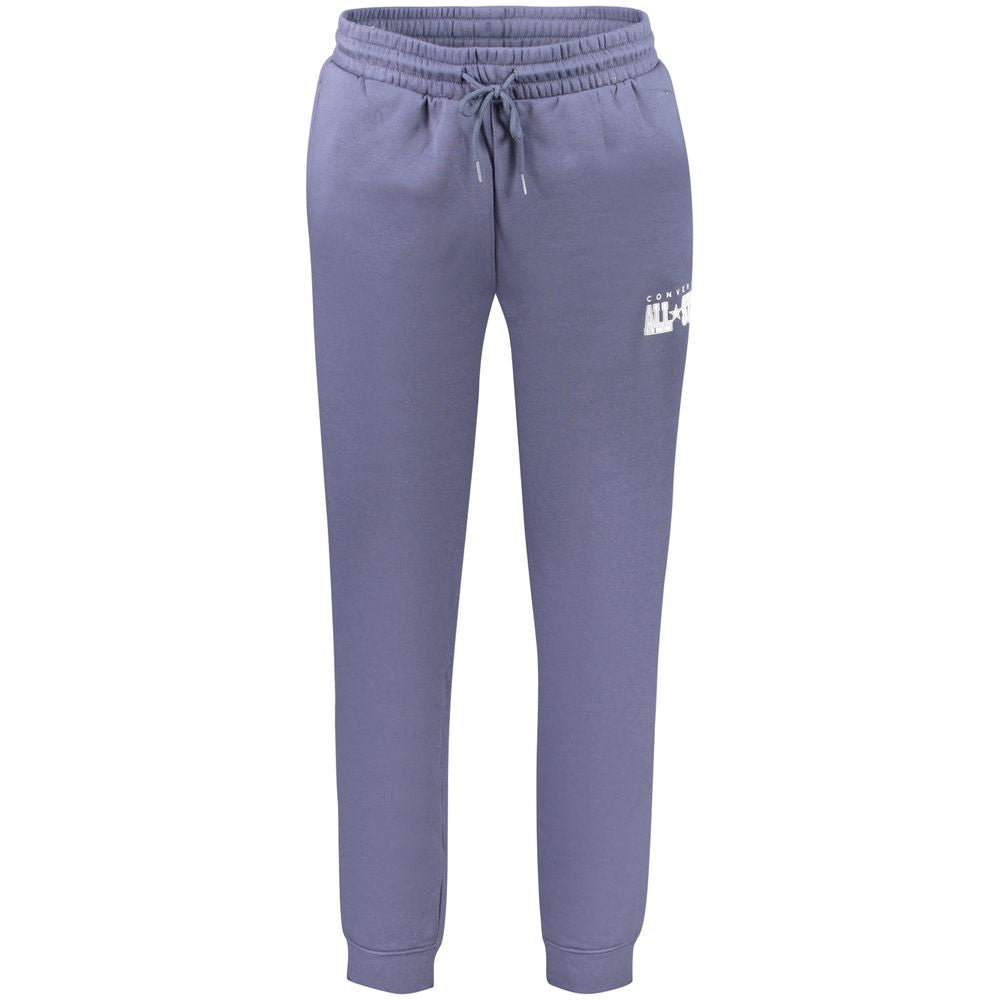 Blue Cotton Men's Sweatpants