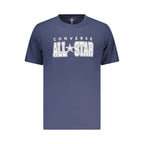 Blue Cotton Men's T-Shirt