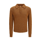 Brown Cotton Polo Shirt