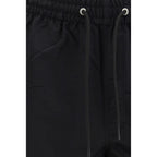 Black Nylon Bermuda Shorts
