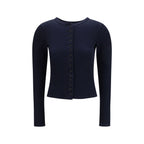 Blue Cotton Cardigan