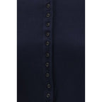 Blue Cotton Cardigan
