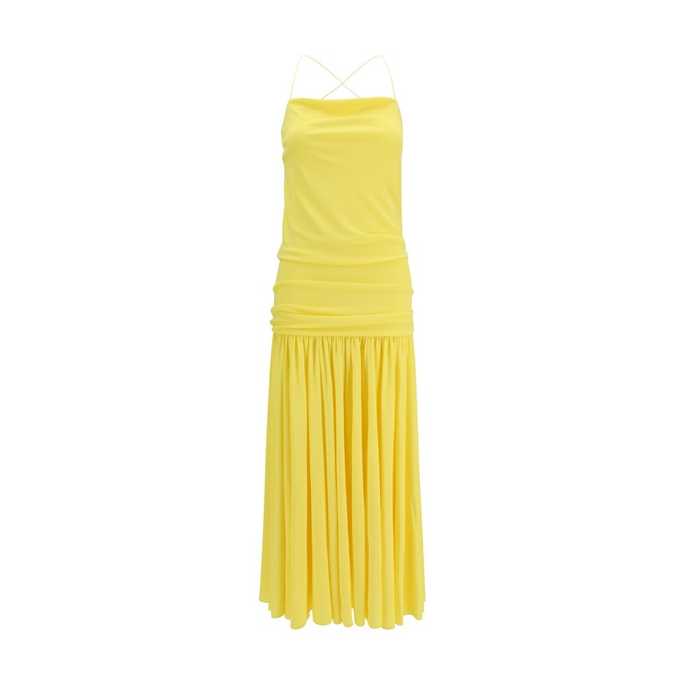 Bicolor-Viskose-Freizeitkleid