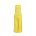 Bicolor-Viskose-Freizeitkleid