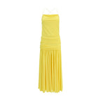 Bicolor-Viskose-Freizeitkleid