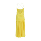 Bicolor-Viskose-Freizeitkleid