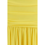 Bicolor-Viskose-Freizeitkleid