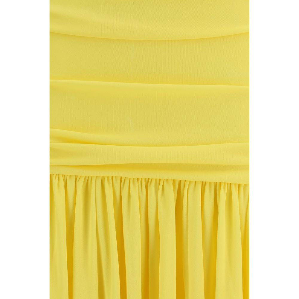 Bicolor-Viskose-Freizeitkleid