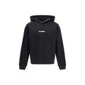 Schwarzes Baumwoll-Sweatshirt