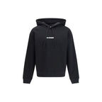 Schwarzes Baumwoll-Sweatshirt