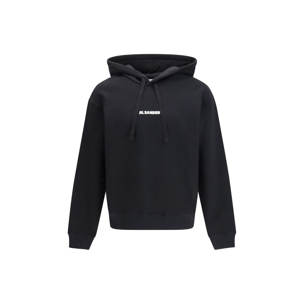 Schwarzes Baumwoll-Sweatshirt
