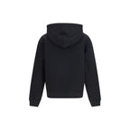 Schwarzes Baumwoll-Sweatshirt