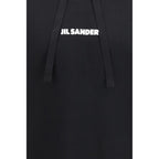 Schwarzes Baumwoll-Sweatshirt