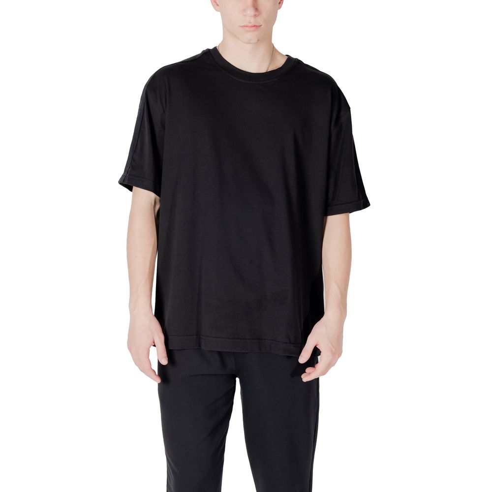 Schwarze Sportbekleidung aus Baumwolle