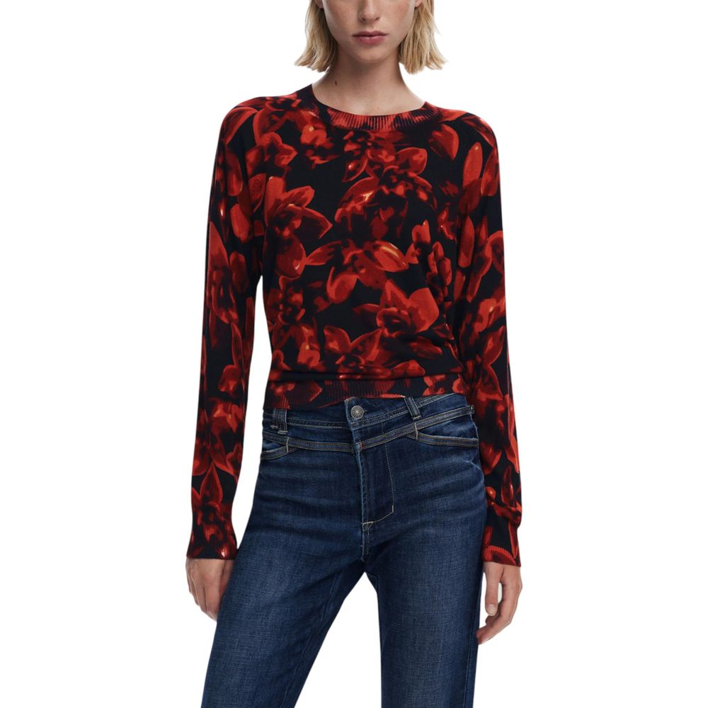 Schwarzes Viskose-Sweatshirt