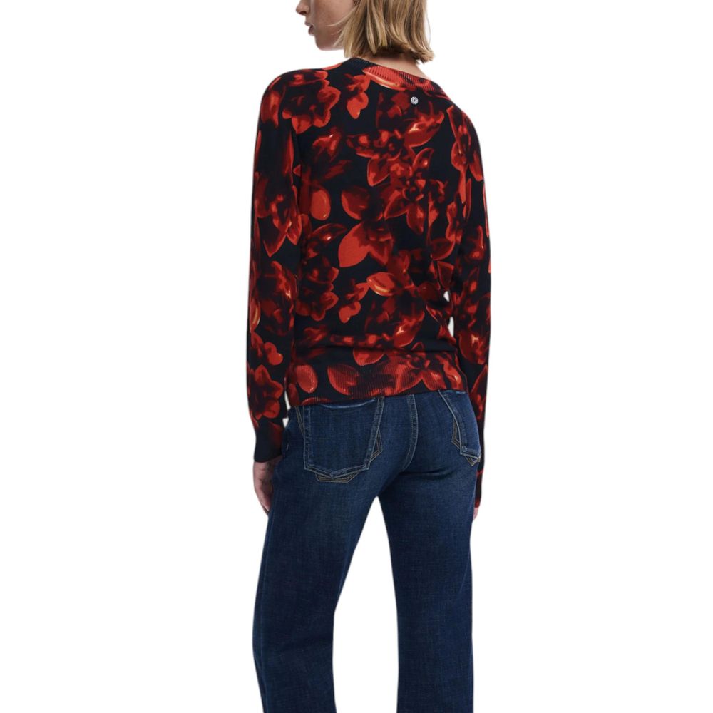 Schwarzes Viskose-Sweatshirt