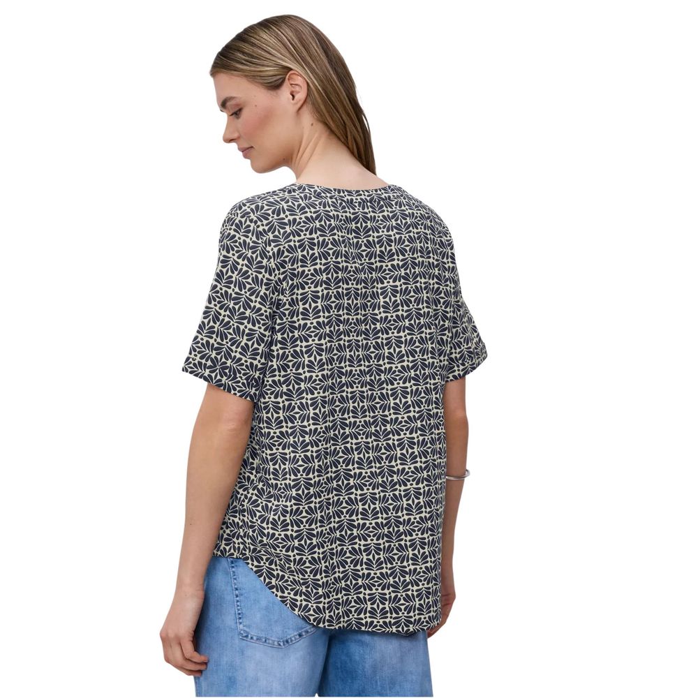 Blue Viscose Blouse