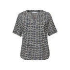 Blue Viscose Blouse