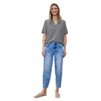 Blue Viscose Blouse