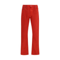 Jeans aus mehrfarbiger Baumwolle mit geradem Bein