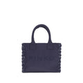 Blue Cotton Shoulder Bag
