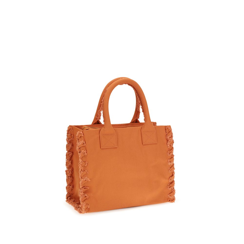 Borsa a tracolla in cotone arancione