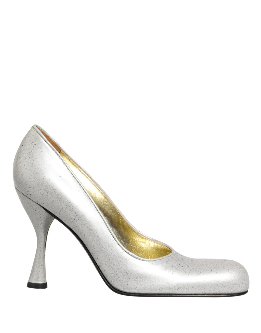 Weiße Leder High Heels Damen Pumps