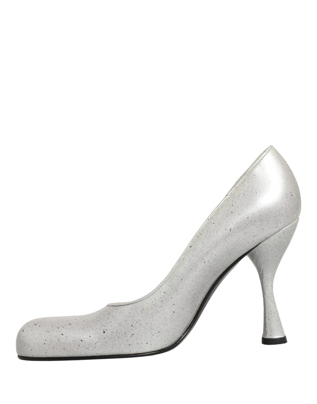 Weiße Leder High Heels Damen Pumps