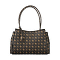 Braune Polyurethan Damenhandtasche