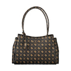 Braune Polyurethan Damenhandtasche