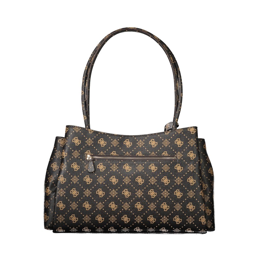 Braune Polyurethan Damenhandtasche