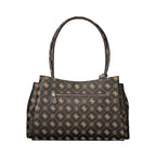 Braune Polyurethan Damenhandtasche
