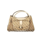 Beige Poliuretano Women Handbag