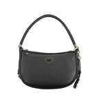 "Schwarze Damenhandtasche aus Polyurethan"