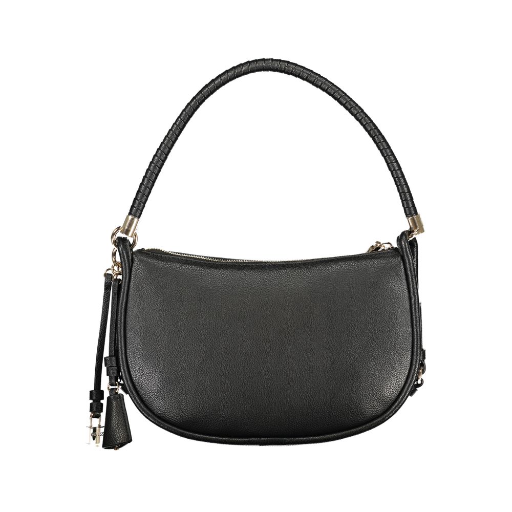 "Schwarze Damenhandtasche aus Polyurethan"