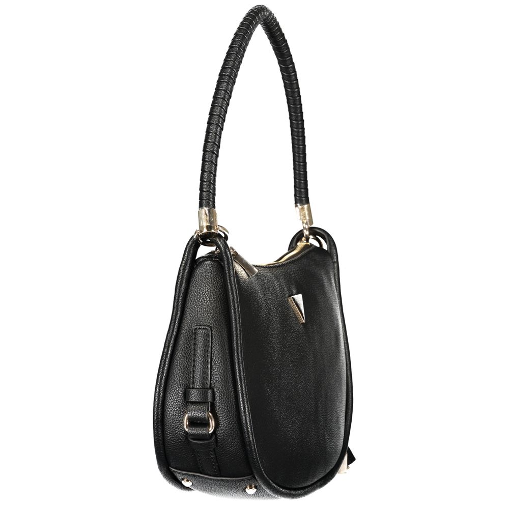 "Schwarze Damenhandtasche aus Polyurethan"