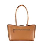 Braune Polyurethan Damenhandtasche