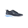 Blauer Polyurethan-Sneaker für Herren