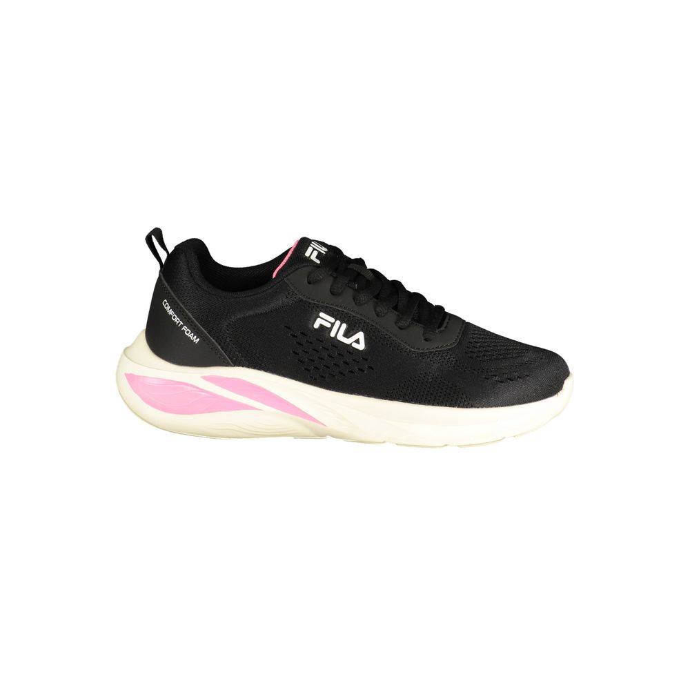Damen-Sneaker aus schwarzem Polyester