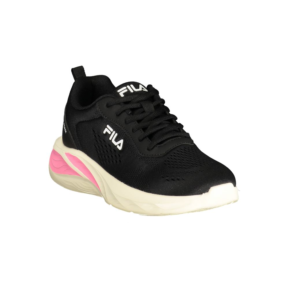 Damen-Sneaker aus schwarzem Polyester