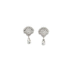 Silver Metal Earrings