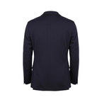Blue Cotton Two-Piece Suit