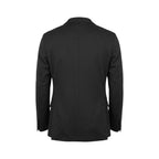 Black Cotton Two-Piece Suit