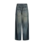 Blue Cotton Relaxed Fit Jeans