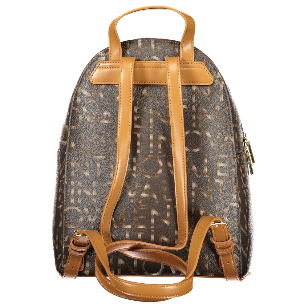 Rucksack für Damen aus braunem Polyurethan