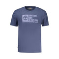 Blaues Herren-T-Shirt aus Baumwolle